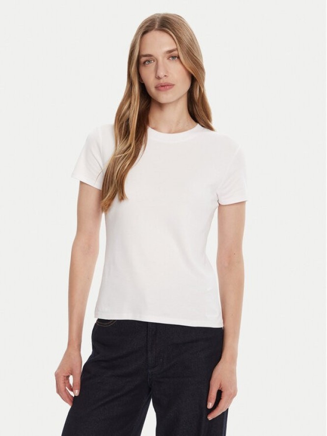 Calvin Klein T-Shirt LV044C216G Biały Regular Fit