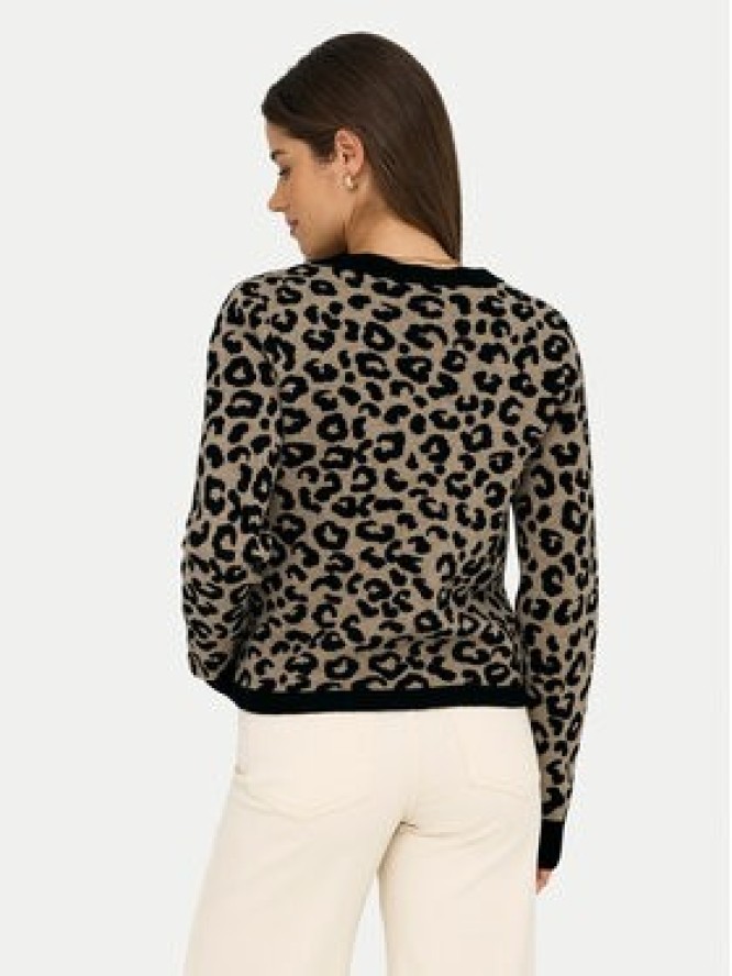 ONLY Kardigan Leo 15349819 Brązowy Regular Fit