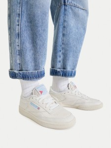 Reebok Sneakersy EO-CLUB C 85 VINTAGE 100007798 Kremowy