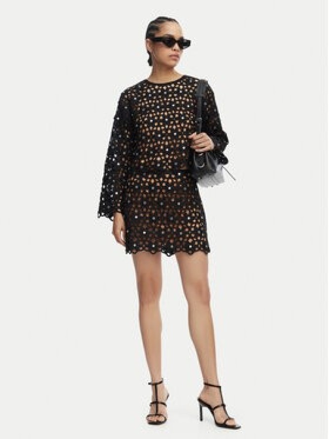 MICHAEL Michael Kors Bluzka MS651ZMKNE Czarny Regular Fit
