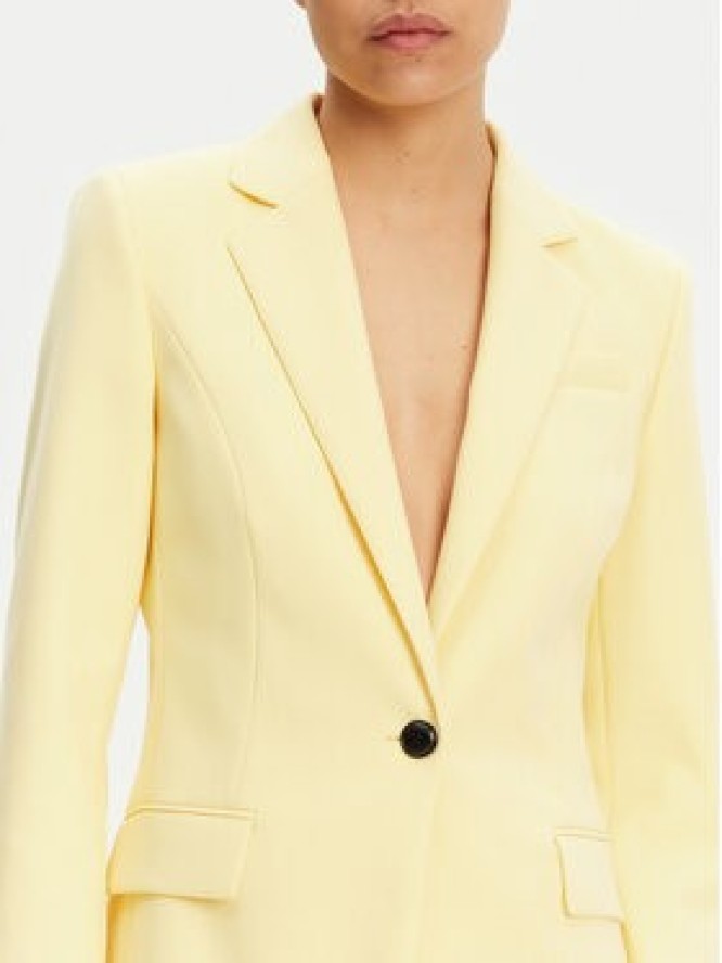 HUGO Marynarka 50538135 723 Żółty Regular Fit