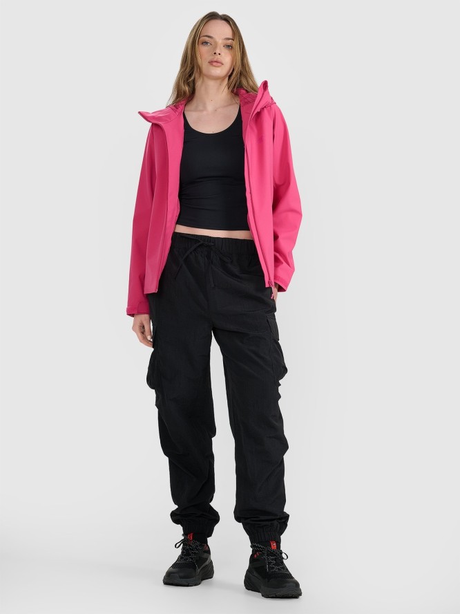 4F Kurtka przejściowa membrana 5000 damska - różowa XXL