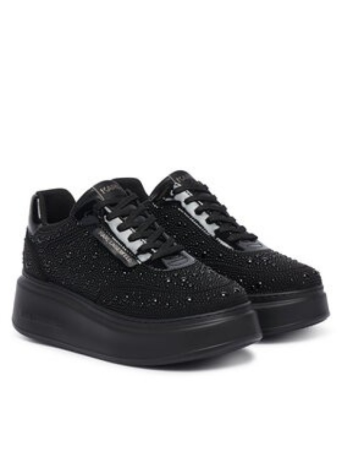 KARL LAGERFELD Sneakersy Anakapri Pearl Krust KL63523 Czarny