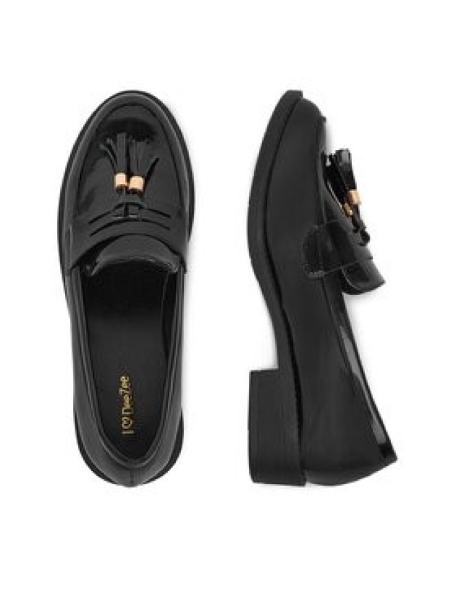 DeeZee Loafersy 13093-2 Czarny