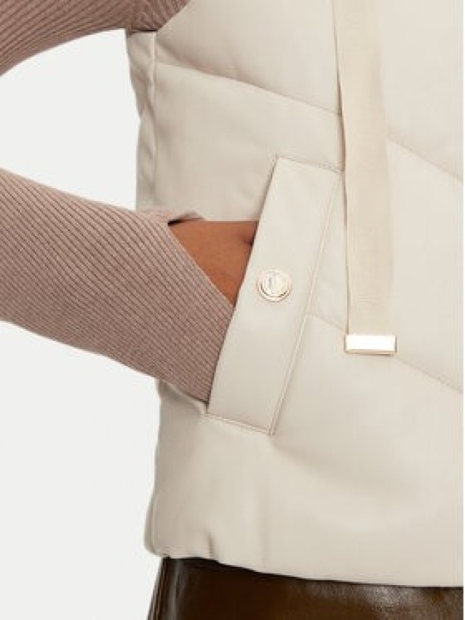 Morgan Bezrękawnik 232-GSOLO Écru Regular Fit