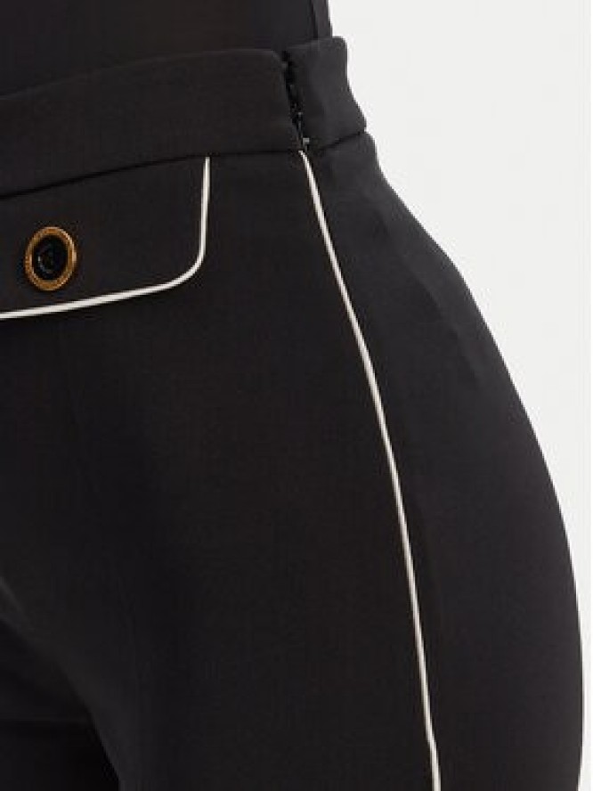 Elisabetta Franchi Spodnie materiałowe PA-T71-51E2 Czarny Regular Fit