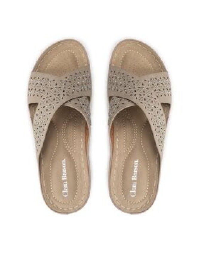 Clara Barson Klapki WS8054-02 Beżowy