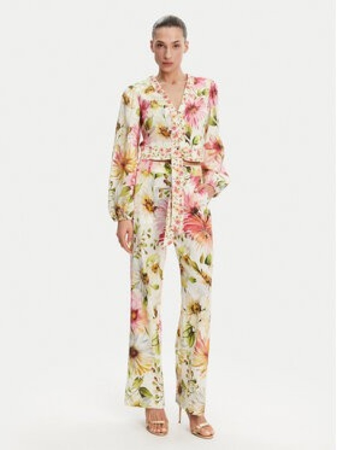 Guess Spodnie materiałowe W5GB46 WG4G0 Kolorowy Regular Fit