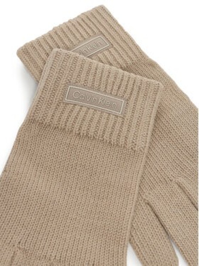 Calvin Klein Rękawiczki LV14D8031G Beżowy