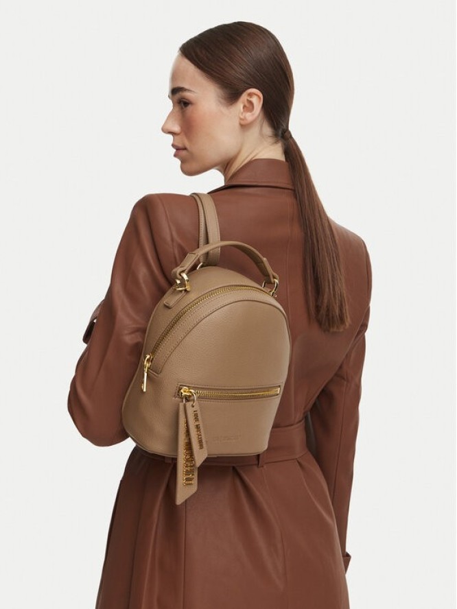 LOVE MOSCHINO Plecak JC4229PP0PKG0105 Beżowy