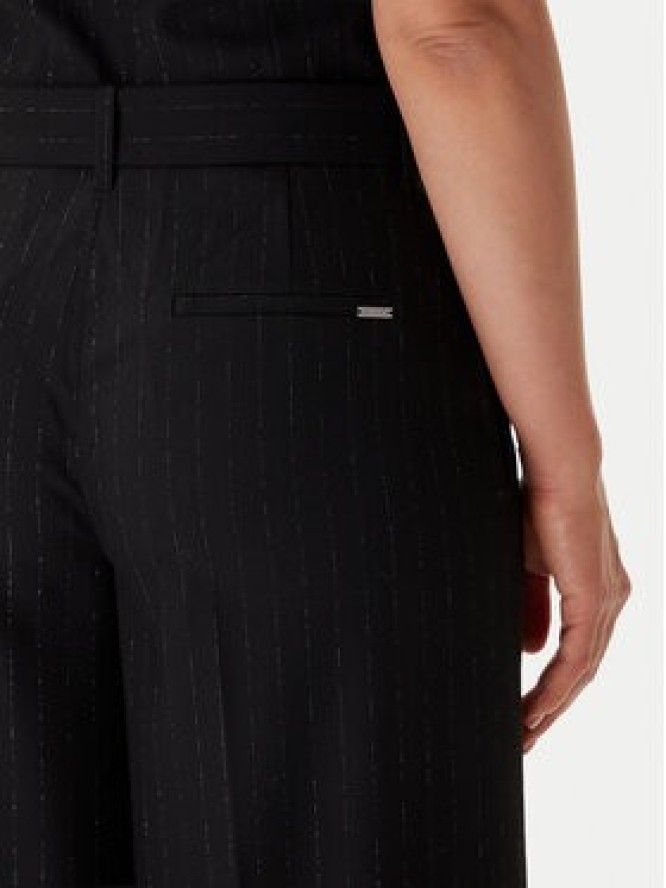 Guess Spodnie palazzo W5BB13 W2422 Czarny Regular Fit
