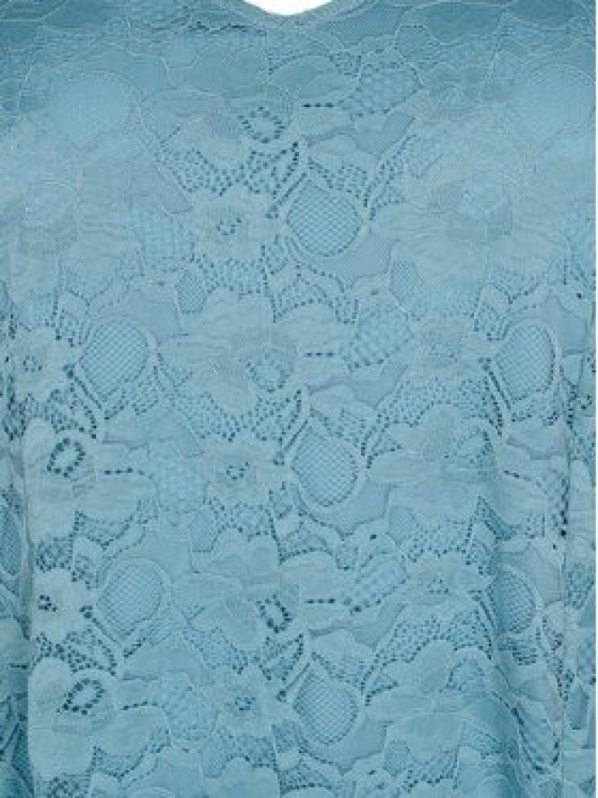 Zizzi Sukienka koktajlowa E02610A Niebieski Feminine Fit