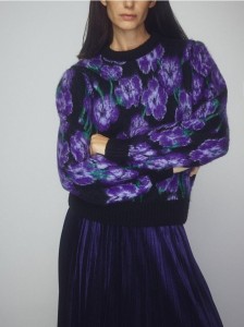 Wzorzysty sweter - wielobarwny