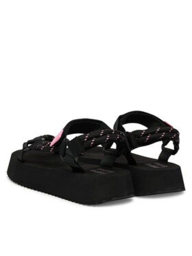 Tommy Jeans Sandały Tjw Eva Rope Sandal EN0EN02970 Czarny