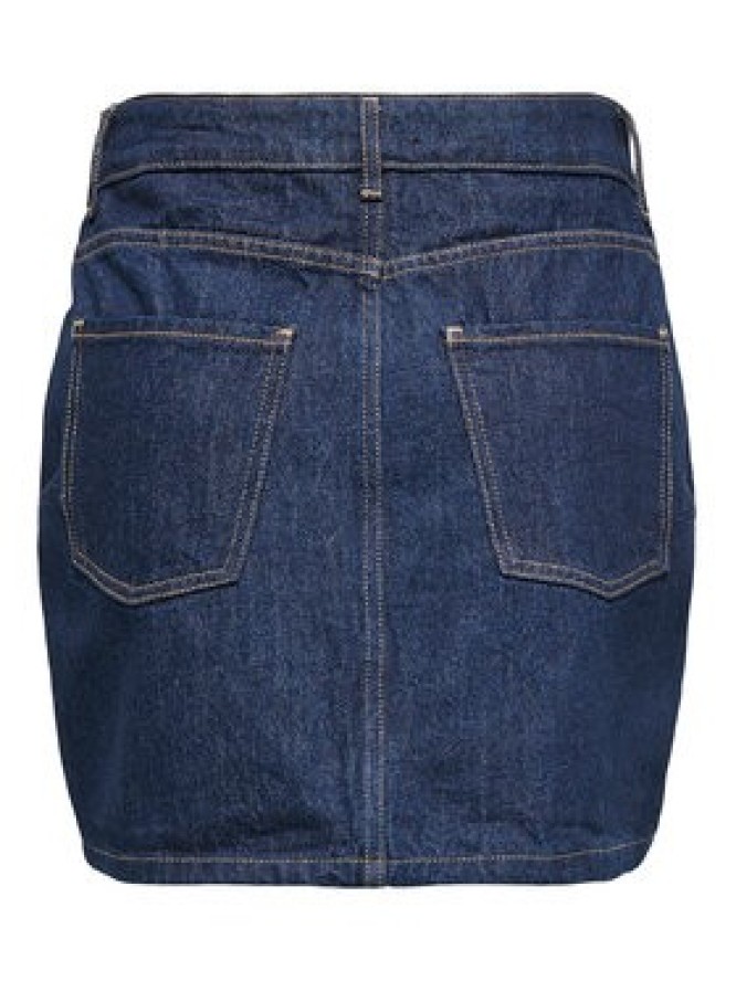 ONLY Spódnica jeansowa Stella 15339630 Granatowy Regular Fit