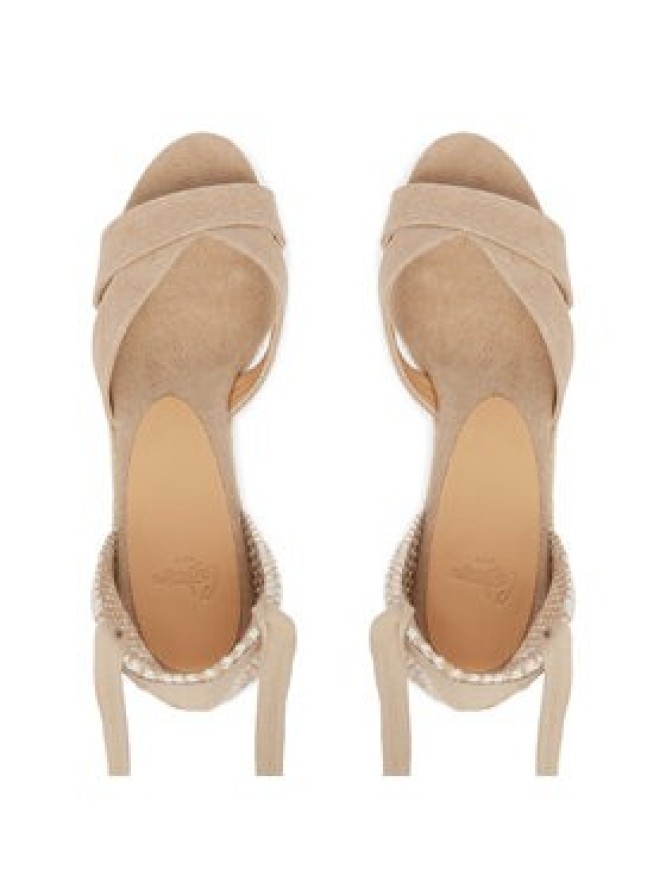 Castañer Espadryle Bailey 25633 Beżowy