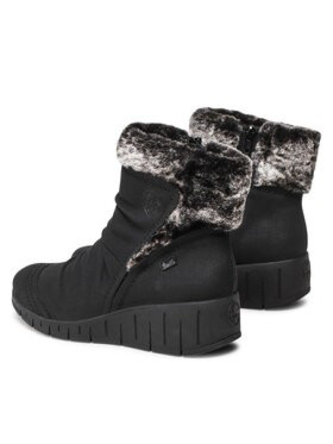 Rieker Botki Y1361-00 Czarny