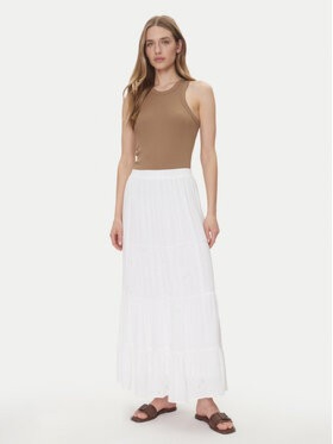 ONLY Spódnica maxi Chaira 15346834 Biały Regular Fit