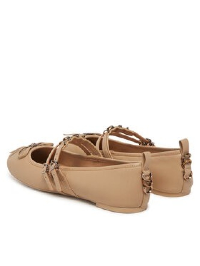 PINKO Baleriny Gioia 09 SD0297 P003 Beżowy