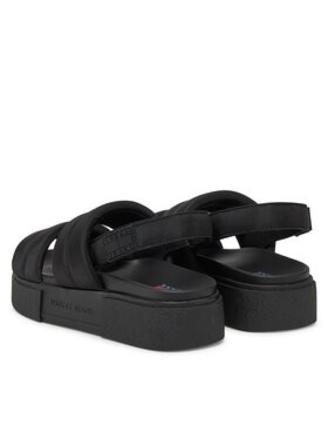 Tommy Jeans Sandały Tjw Flatform Sandal EN0EN02802 Czarny