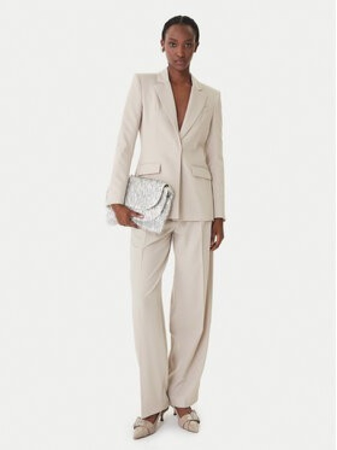 Patrizia Pepe Marynarka 8S0582/A498-S748 Szary Regular Fit