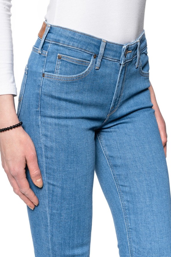 LEE SCARLETT SKINNY DAMSKIE SPODNIE JEANSOWE BRIGHT BLUE L526MANT 112111748