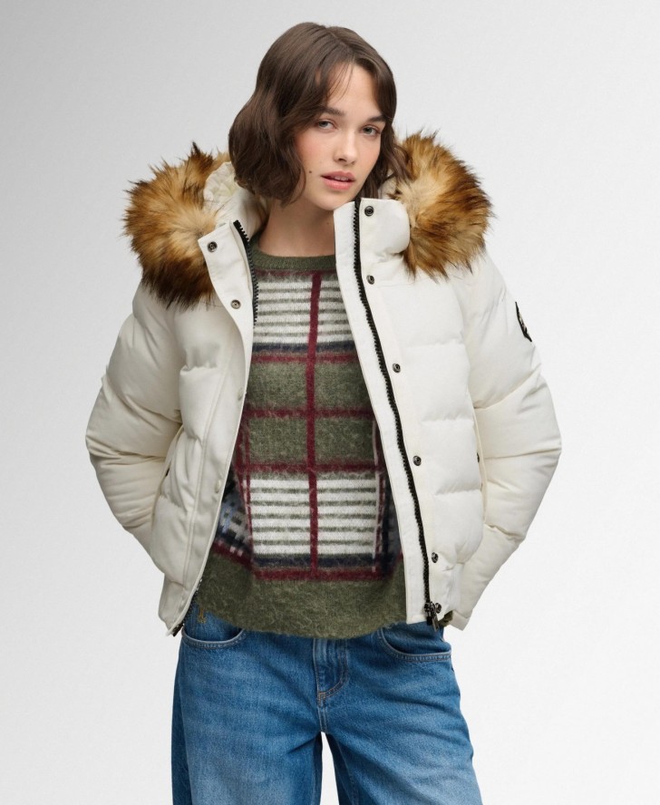 superdry Kurtka Bomber Everest z Kapturem w Poliesterze Recyklingowym
