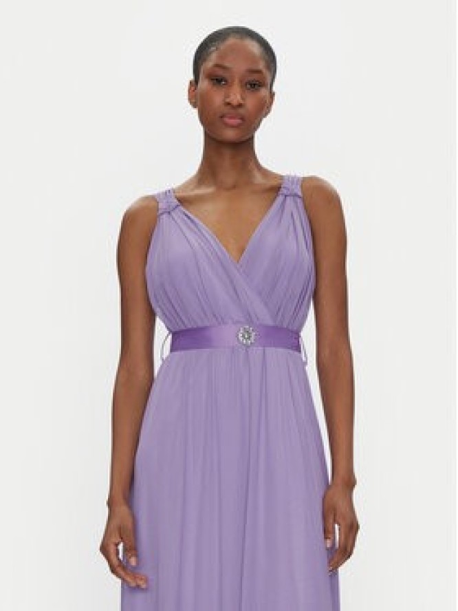 Rinascimento Sukienka wieczorowa CFC0122684003 Fioletowy Regular Fit