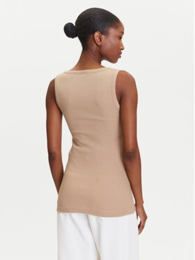 BOSS Top C_Ematite 50504245 Beżowy Slim Fit