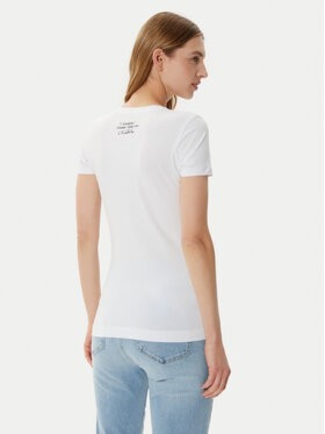 Guess T-Shirt W5RI00 J1314 Biały Regular Fit