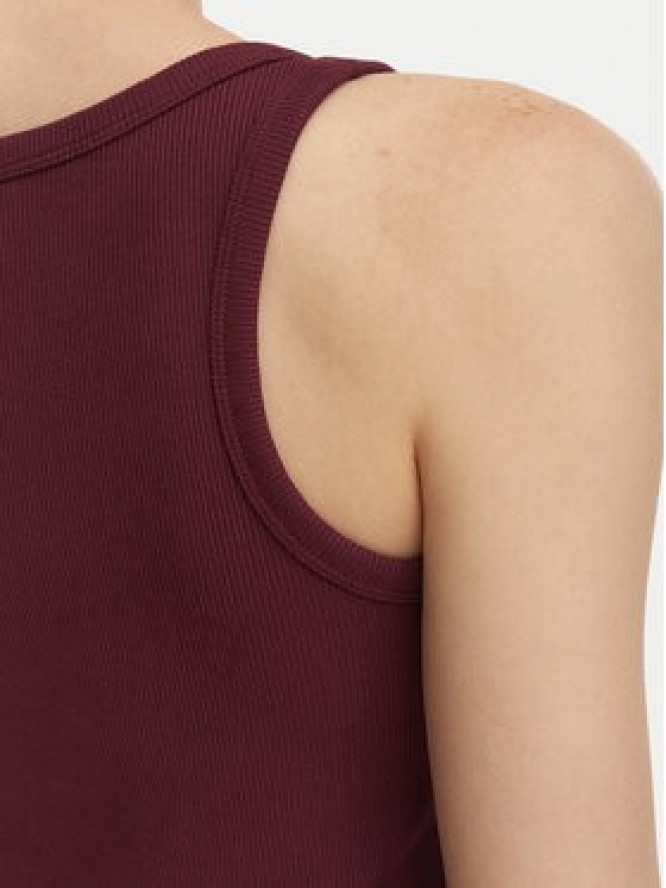 Guess Top V4YP06 K8RT2 Bordowy Slim Fit