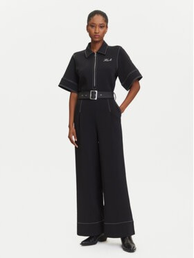 KARL LAGERFELD Kombinezon A3W13047 Czarny Regular Fit