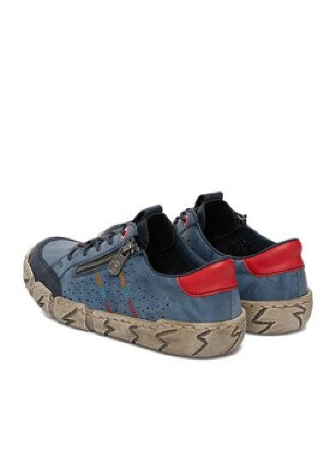 Rieker Półbuty L0357-12 Niebieski