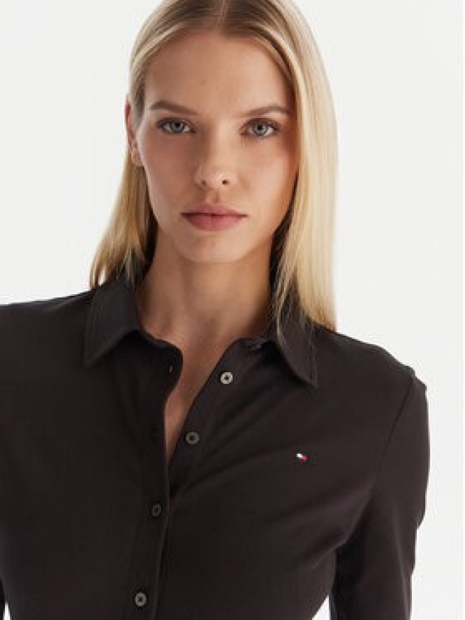 Tommy Hilfiger Koszula 1985 WW0WW43528 Czarny Slim Fit