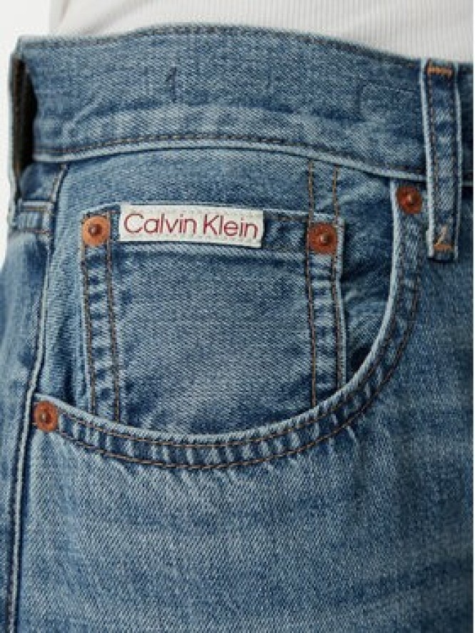 Calvin Klein Jeans Jeansy LV047G748G Niebieski Barrel Fit
