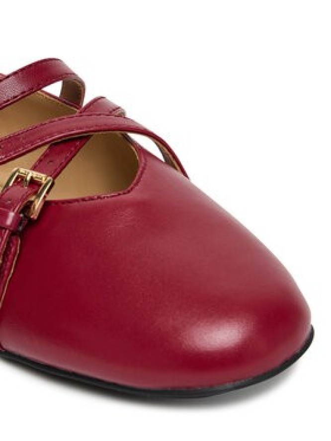 MICHAEL Michael Kors Baleriny Indy 40T5IDFP2L Bordowy