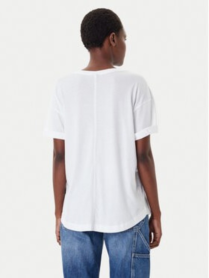 G-Star Raw T-Shirt Rolled Up D24524-4107 Biały Loose Fit