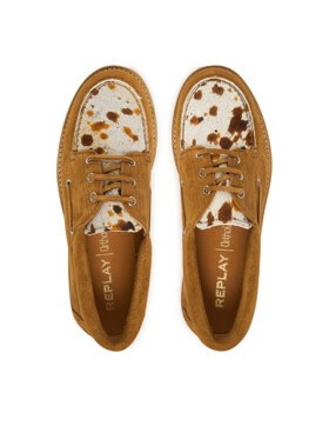 REPLAY Półbuty GWLA7.000.C0002L Brązowy
