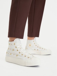 Converse Trampki Chuck Taylor All Star Heathered Glam A16892C Écru