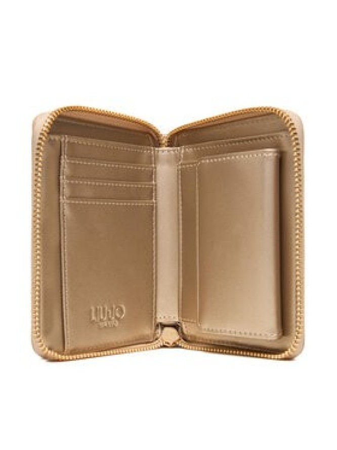 Liu Jo Portfel Ecs M Zip Around AF5156 E0087 Złoty