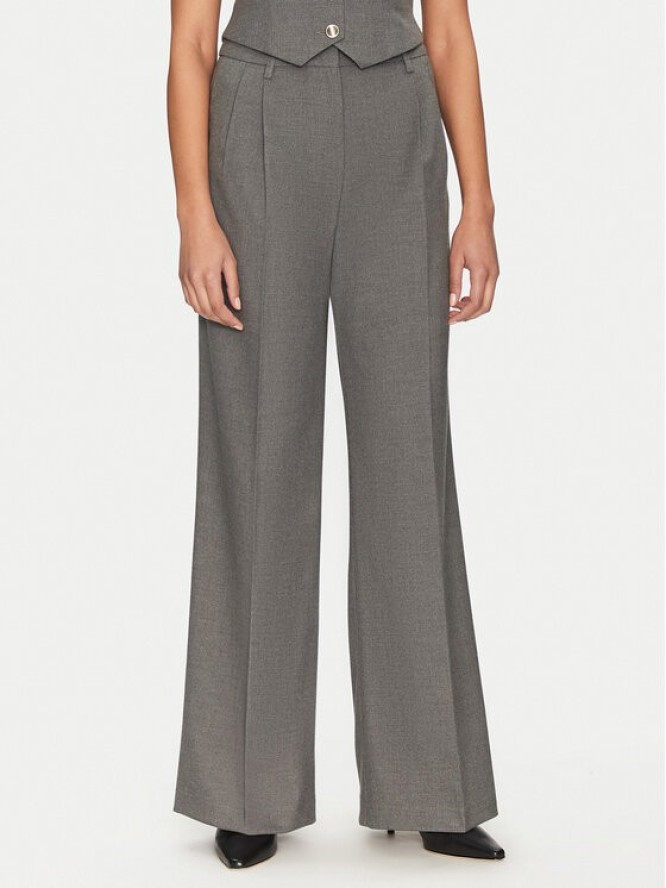 Morgan Spodnie palazzo 251-PANIS.F Szary Wide Leg
