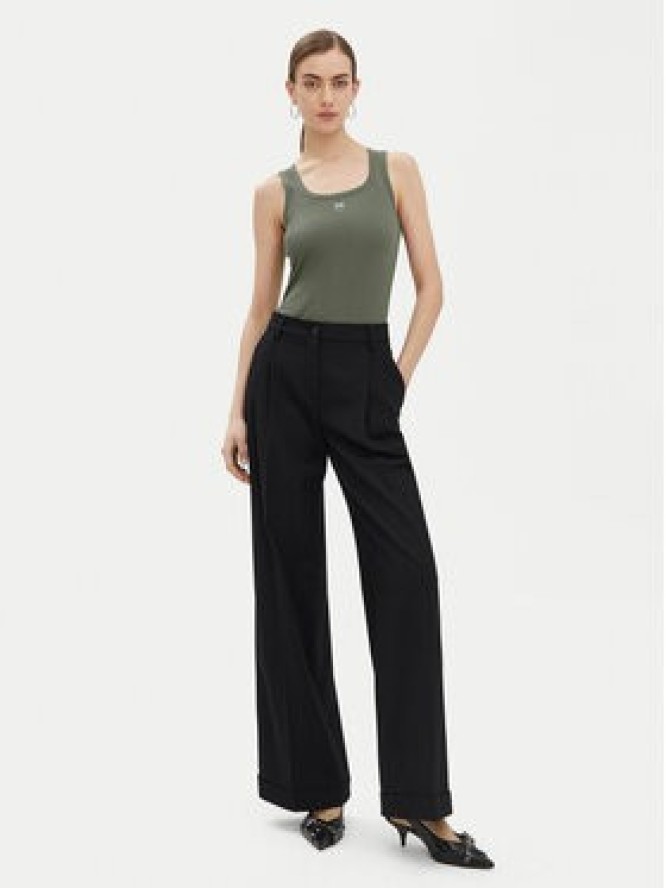 PINKO Top Calcolatore 100807 Zielony Regular Fit