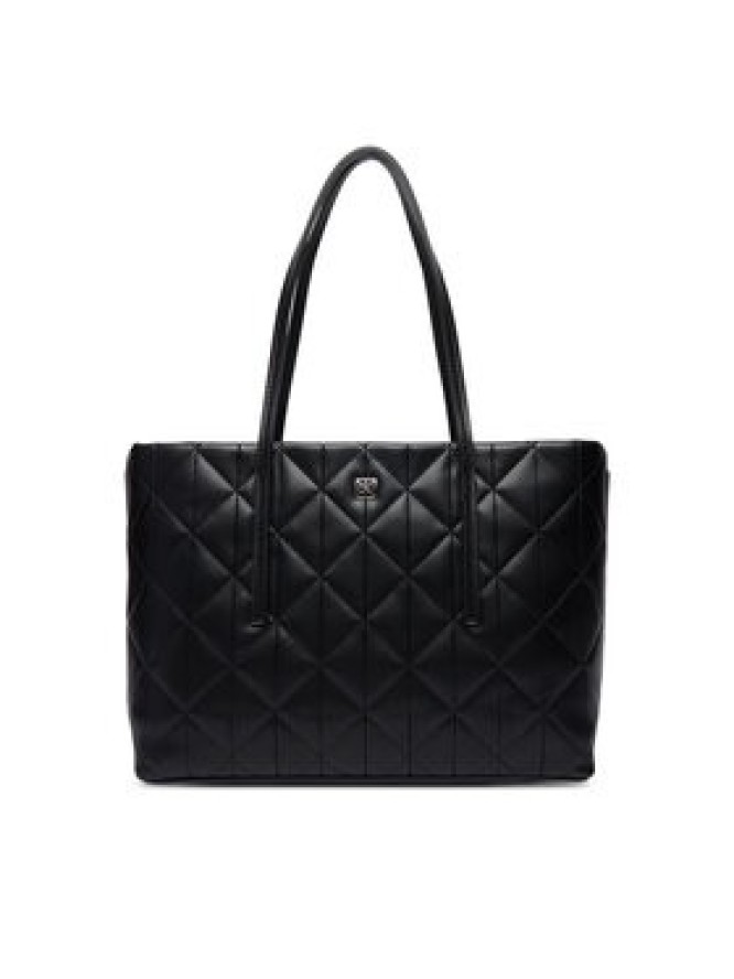 Calvin Klein Torebka Quilted Small Tote LV04F3325G Czarny
