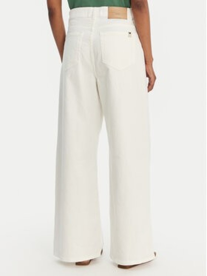 Weekend Max Mara Jeansy Medina 2615131051 Biały Wide Leg