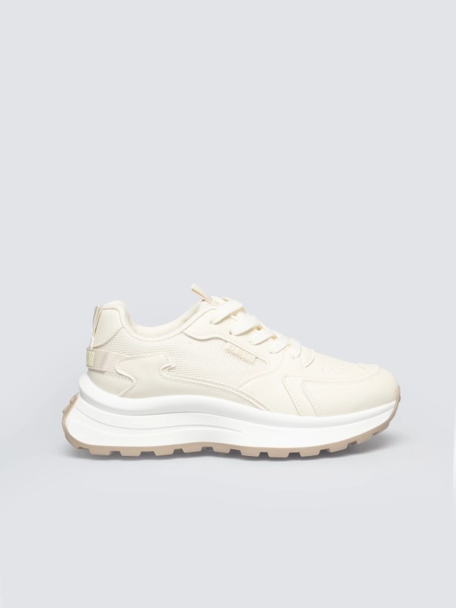 Sneakersy damskie beżowe TT274024 801