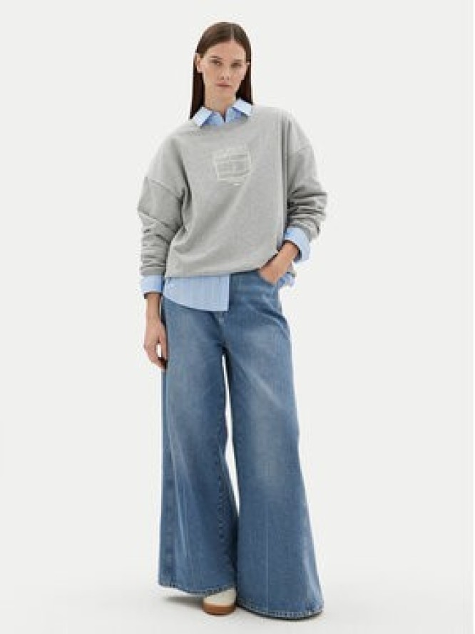 Tommy Hilfiger Bluza WW0WW44633 Szary Regular Fit