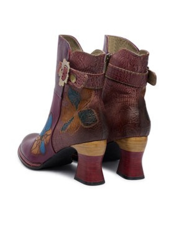 Laura Vita Botki Eleao 02 Fioletowy