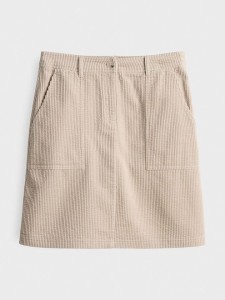 OPUS Spódnica sztruksowa w kolorze beżowym rozmiar: 38