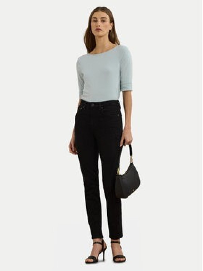 LAUREN RALPH LAUREN Bluzka 200654963187 Błękitny Slim Fit