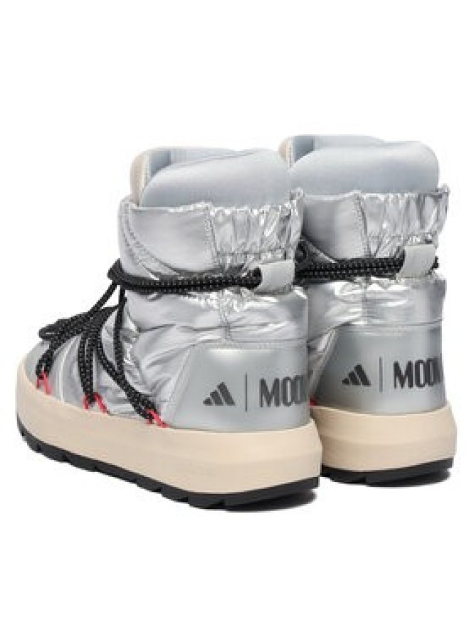 adidas Śniegowce Moon Boot Ace JQ7849 Srebrny